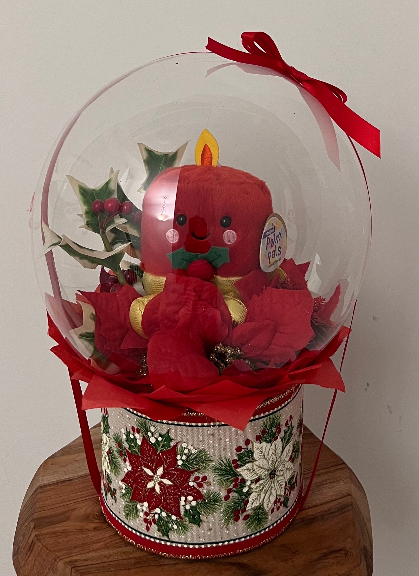 Stuffed Balloons - Christmas Candle Bouquet